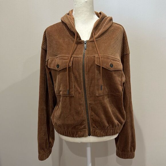 UGG Julissa Curduroy Bomber Jacket Size Medium - Picture 1 of 5